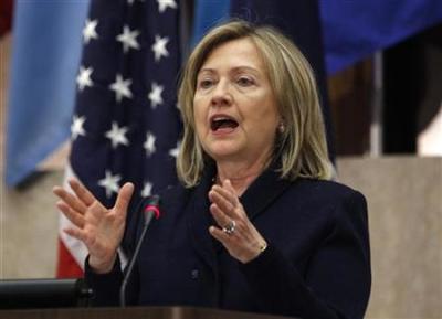U.S. Secretary of State Hillary Clinton is seen in this May 11, 2011 file photo.