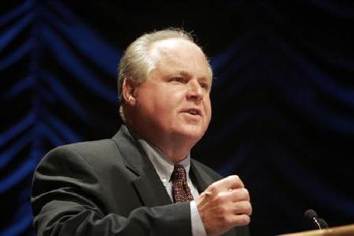 Rush Limbaugh speaks at a forum hosted by The Heritage Foundation in Washington, June 23, 2006.