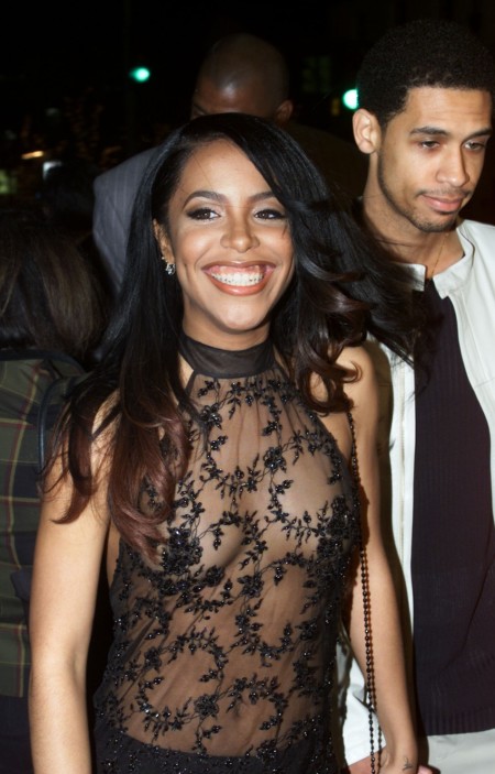 Aaliyah on the set of "Queen of the Damned" before her untimely death in 2001.