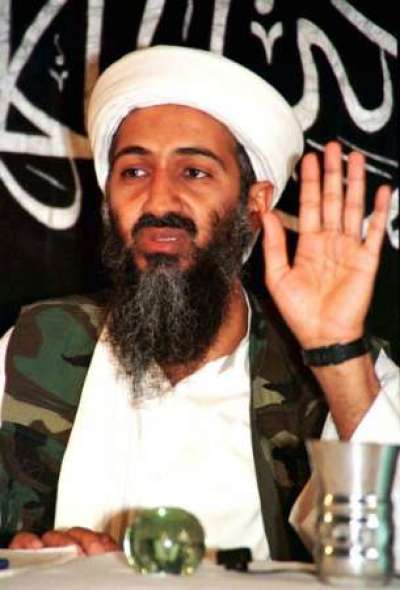 Former Al Qaeda leader Osama bin Laden in May 1998.