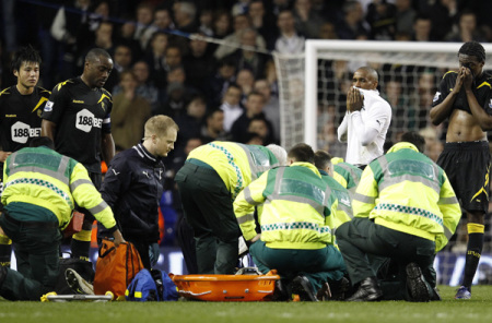 Soccer star Muamba still 'critical