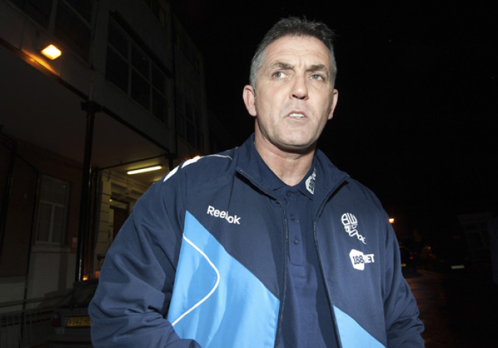 Bolton Wanderers manager Owen Coyle leaves the London Chest Hospital, where midfielder Fabrice Muamba was sent to after collapsing on the pitch, in London March 18, 2012.