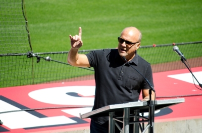 Evangelist Greg Laurie met with more than 200 Southern California pastors and ministry leaders Tuesday to outline plans for one of his Harvest Ministry's outreach events to be simulcast live at host churches and other venues throughout the nation for the first time in its 22-year history, March 20, 2012.