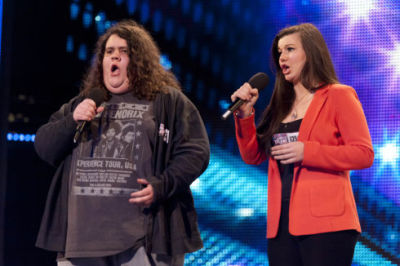 Jonathan Antoine, 17, and Charlotte Jaconelli, 16, appear on 'Britain's Got Talent' March 24, 2012.