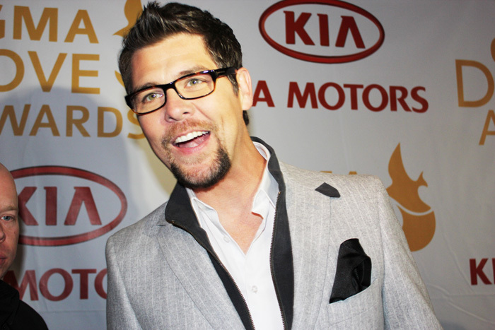 Christian singer Jason Crabb attends the 43rd Annual GMA Dove Awards April 19, 2012.