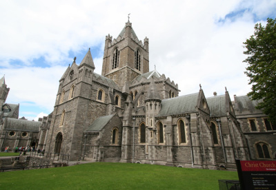 Christ Church Cathedral in Dublin, Ireland.