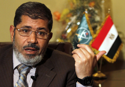 Mohammed Morsi, the Muslim Brotherhood candidate, has allegedly said that the Coptic Christian population should 'convert, pay tribute, or leave' the predominantly Muslim country.