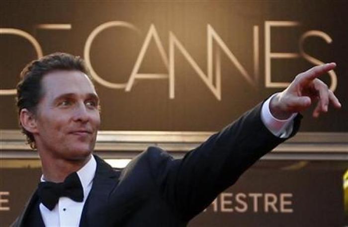 Cast member Matthew McConaughey arrives on the red carpet for the screening of the film ''Mud'', in competition at the 65th Cannes Film Festival, May 26, 2012.