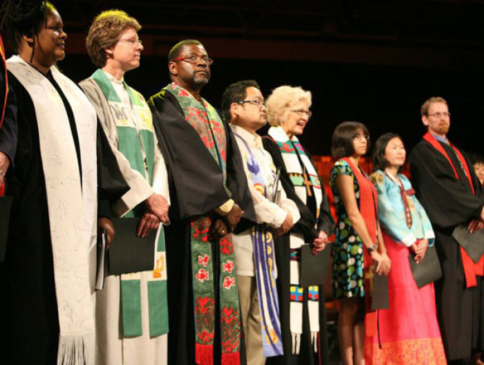 Leaders are seen here at Presbyterian Church (U.S.A.)'s 219th General Assembly.