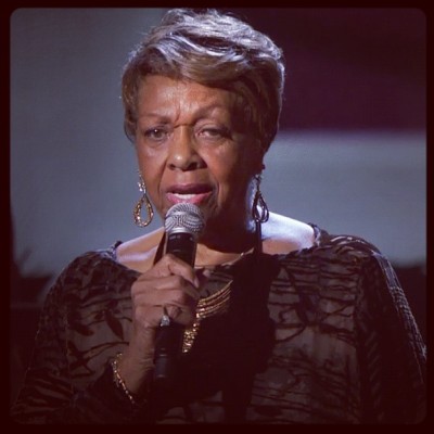 Cissy Houston, 78, performs at the 2012 BET awards, in honor of her late daughter Whitney Houston