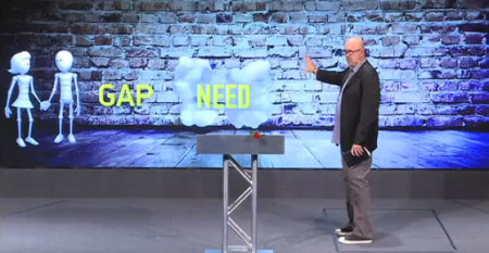 Pastor James MacDonald of Havest Bible Chapel in Illinois preaches the sermon titled, "I Am: Conquering Insecurity Part 2," on Sunday, July 8, 2012.