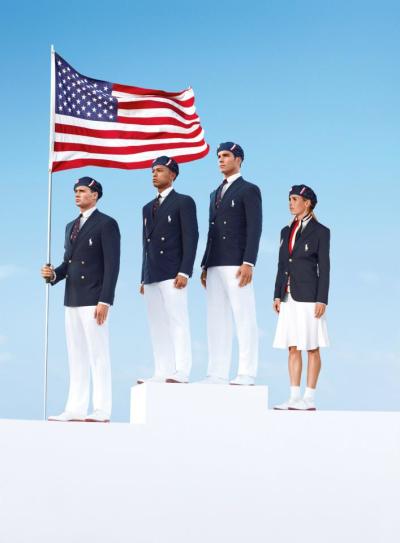 Ralph Lauren published images on his Facebook page July 10, 2012, with a message that the designer was 'proud to unveil the official Opening Ceremony parade uniforms for the 2012 U.S. Olympic and Paralympic Teams.'