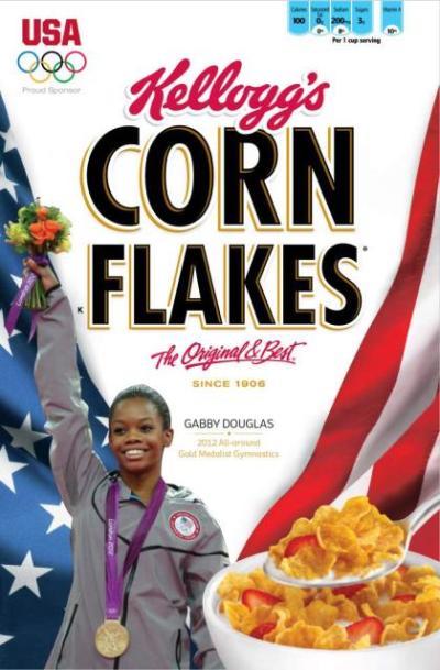 Gabby Douglas has landed a deal with Kellogg's