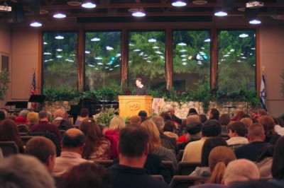 Pastor Clark Van Wick addresses his congregation at Calvary Chapel Bible Fellowship located in Temecula Valley Wine Country.