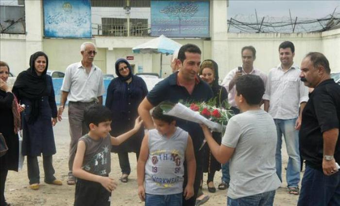 Pastor Youcef Nadarkhani is released from jail Sept. 8, 2012. The Iranian pastor was acquitted of apostasy.