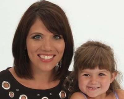 Pro-life activist Melissa Ohden pictured with daughter Olivia.