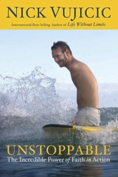 'Unstoppable' book cover by Nick Vujicic to be released on October 2, 2012.