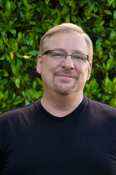 Pastor Rick Warren of Saddleback Church is seen in his Twitter profile photo.