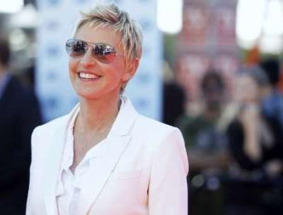 Judge Ellen DeGeneres arrives for the 9th season finale of 'American Idol' in Los Angeles May 26, 2010