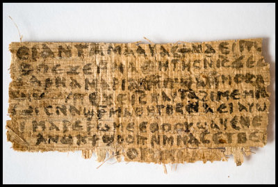 'The Gospel of Jesus' Wife,' or this papyrus, was unveiled Tuesday, Sept. 18, 2012.