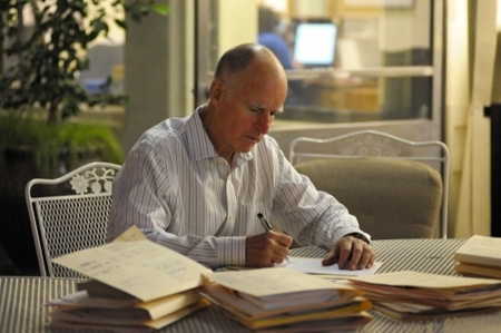 California Governor Edmund G. "Jerry" Brown.