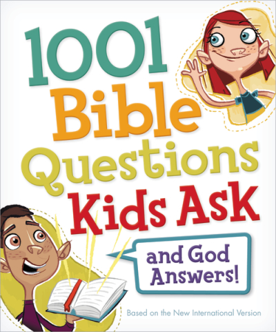 '1001 Bible Questions Kids Ask and God Answers' was released by Zonderkidz as a reference guide for the New International Version of the Bible.