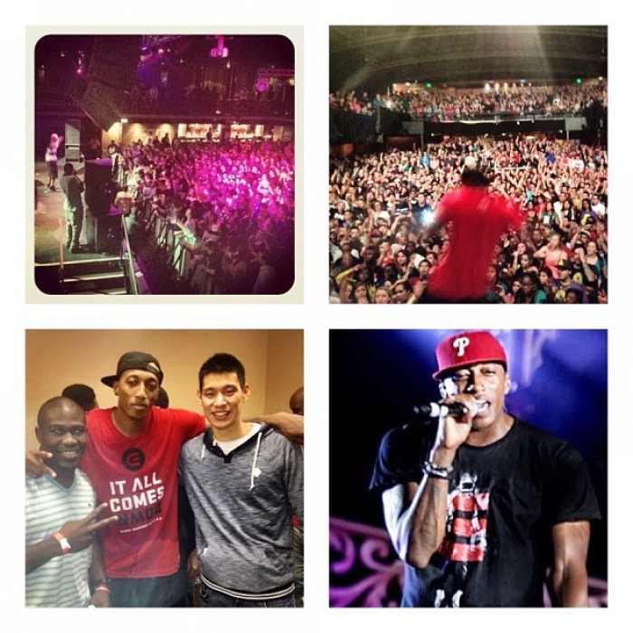 Rapper Lecrae Moore shared Sept. 29, 2012, a photo montage online of featuring stops on the 2012 Unashamed Tour, writing the caption: 'England. Denver. Houston. Thank you for supporting this week. One One Six.'