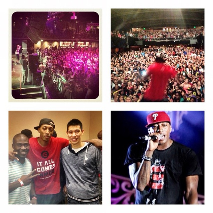 Rapper Lecrae Moore shared Sept. 29, 2012, a photo montage online of featuring stops on the 2012 Unashamed Tour, writing the caption: "England. Denver. Houston. Thank you for supporting this week. One One Six."