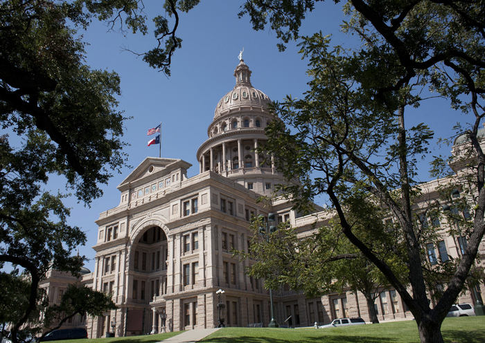 The Texas capitol building, crafted from pink granite, is seen in Austin, Texas September 19, 2012.