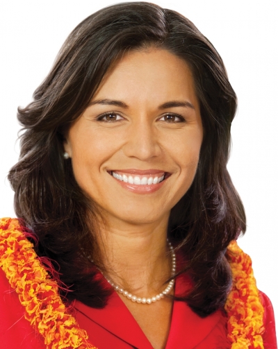Tulsi Gabbard (D-Hawaii), will become the first Hindu member of Congress in 2013.