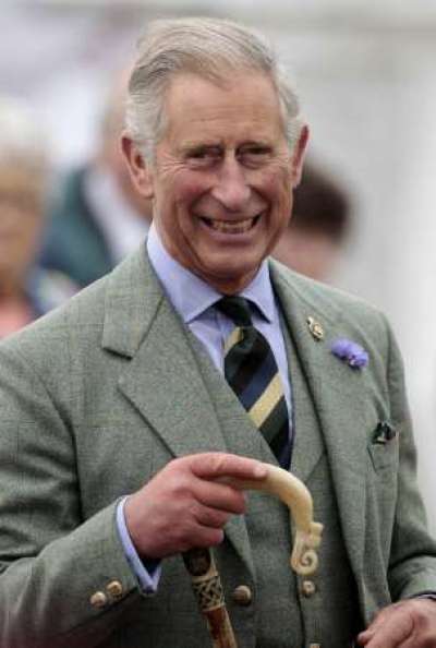 Britain's Prince Charles smiles during the Mey Highland Games in Caithness, northern Scotland August 6, 2011. Prince Charles,who holds the title of 'Chieftain' for the games, attends the annual event that takes place near Castle of Mey, which was the Queen Mother's official home in Caithness.