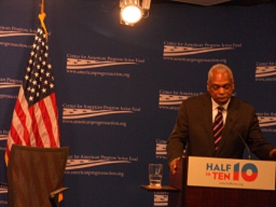 Wade Henderson, President and Chief Executive Officer, The Leadership Conference on Civil and Human Rights, at a Center for American Progress event in November 2012.
