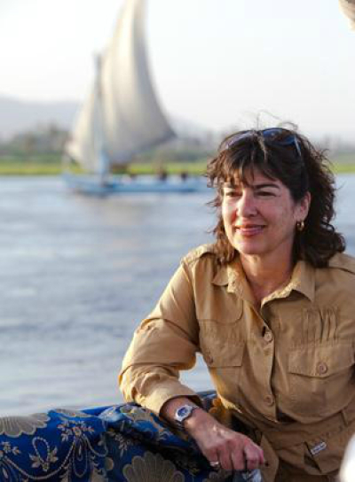 ABC News Global Affairs Anchor Christiane Amanpour in 'Back to the Beginning'.