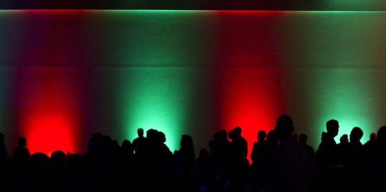 People attend Christmas for the City in Winston-Salem, N.C., Dec. 19, 2012.