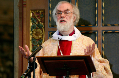 Rowan Williams in his Christmas Message at Canterbury Cathedral on Dec. 25, 2012.