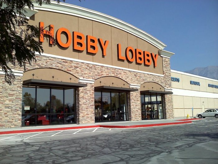A Hobby Lobby store in Orem, Utah, is seen here.