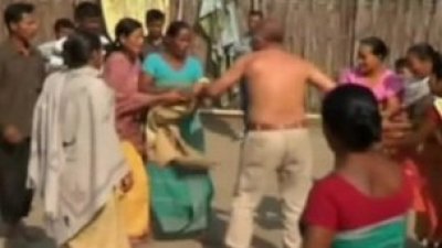 Women beat Indian congressman Bikram Singh Brahma after he was accused of rape.