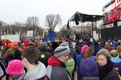 Thousands gather at the 2013 March for Life at the National Mall in Washington, D.C.