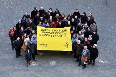 Amnesty International Protest in Germany