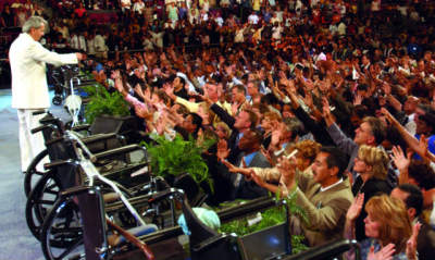 Evangelist Benny Hinn of World Healing Center Church/Benny Hinn Ministries is seen in this undated file photo.