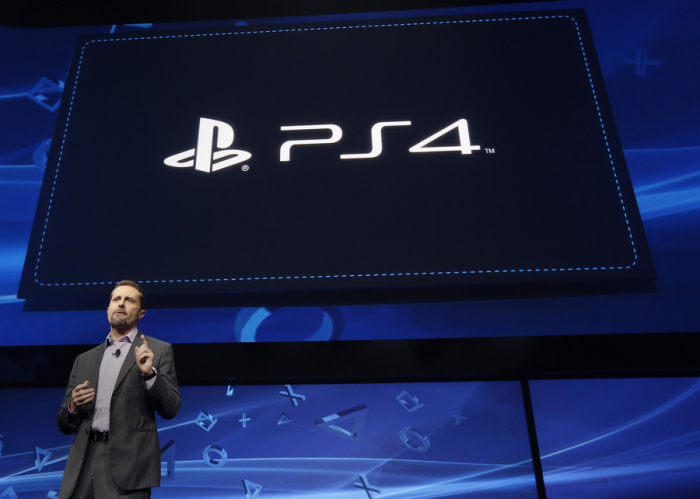 Andrew House, president and Group CEO of Sony Computer Entertainment, speaks during the unveiling of the PlayStation 4 launch event in New York, February 20, 2013.