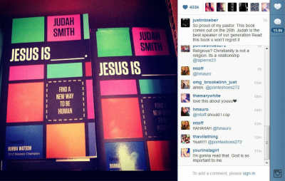 Pop singer Justin Bieber endorsed Pastor Judah Smith's new book, 'Jesus Is: Find a New Way to Be Human,' on his Instagram account on Feb. 20, 2013. Bieber has nearly seven million followers on the photo sharing website.