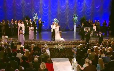 Benny and Suzanne Hinn remarry at Orlando's Church of All Nations on March 3, 2013.