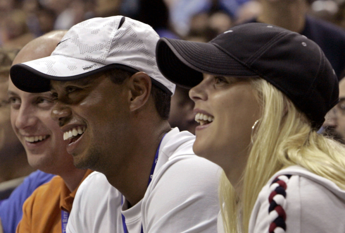 PGA golfer Tiger Woods and his ex-wife Elin Nordegren int his 2007 file photo.