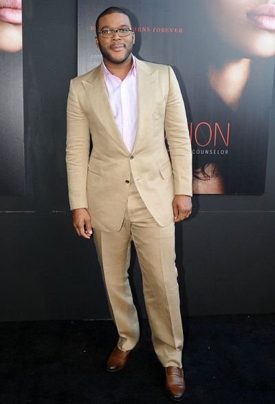 Tyler Perry attends the 'Temptations' red carpet movie premiere in Atlanta, GA. 03-16-13