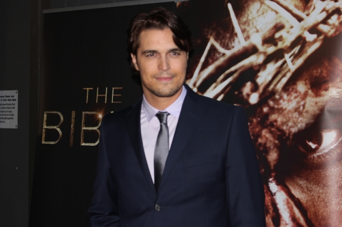 Actor Diogo Morgado, who played Jesus in 'The Bible' series, is seen here at 'The Bible Experience' event on March 19, 2013 in New York.