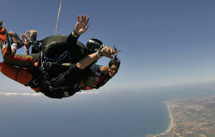 Skydivers in this file photo.