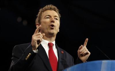 Senator Rand Paul of Kentucky speaks at the Conservative Political Action Conference (CPAC) at National Harbor, Maryland March 14, 2013.