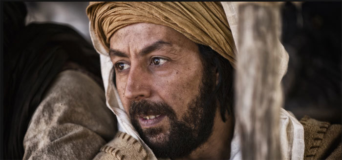Matthew, the former tax collector, in a scene from The History Channel's 'The Bible' on Sunday, March 24, 2013.