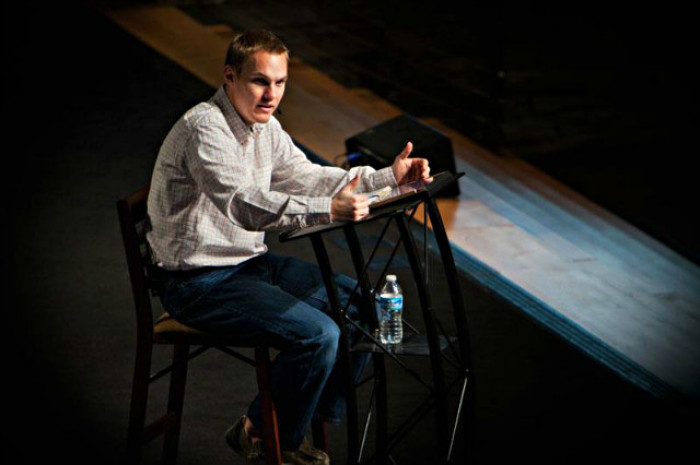 Pastor David Platt of The Church at Brook Hills in Birmingham, Ala., is seen in this photo shared on his Facebook page in 2012.